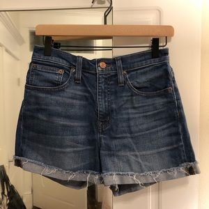 J.Crew High Waisted Denim Shorts